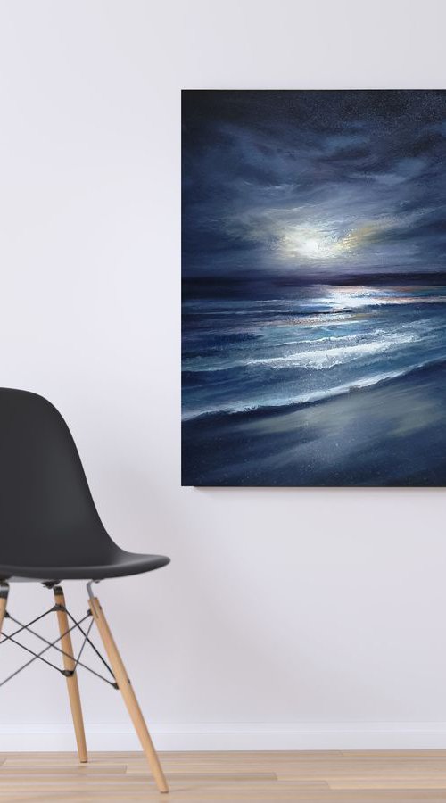 "Moonlight Waves" by Ivan  Grozdanovski