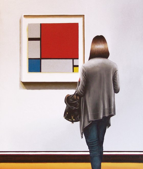 Composition In Red Yellow Blue
