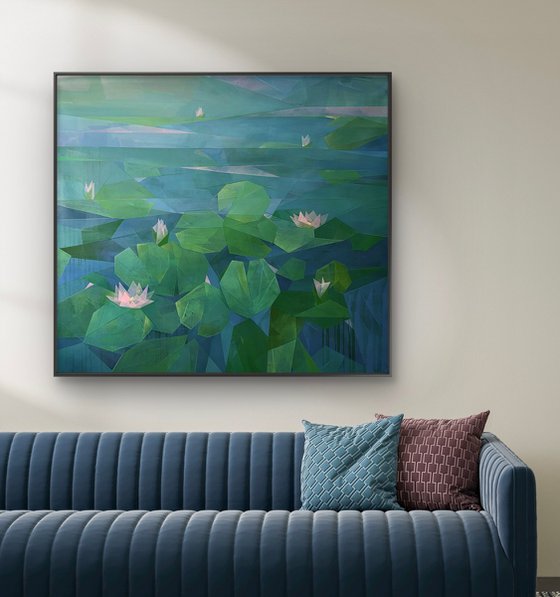 After Claude Monet: Water Lilies (Abstract)