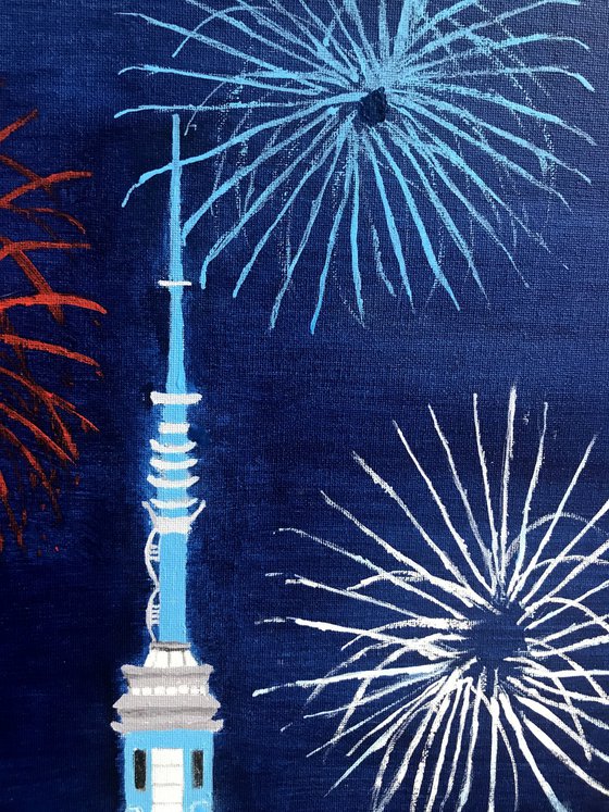 EMPIRE STATE BLDG JULY 4TH