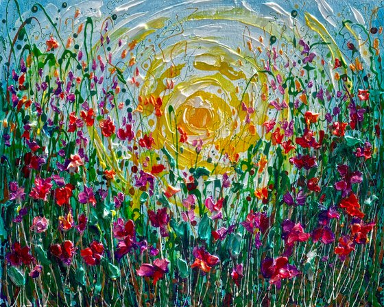 Sweet Pea Meadow - A Delightful Tapestry of Wildflowers