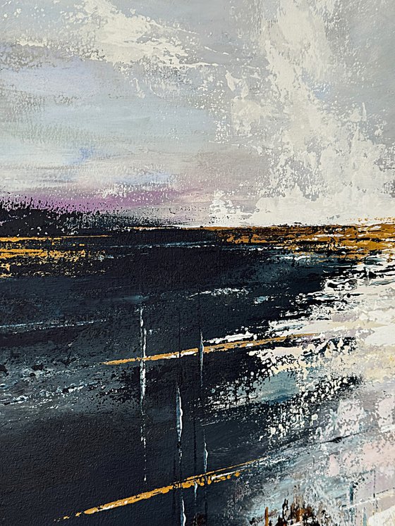 Violet Driftlight-Clouds wall art