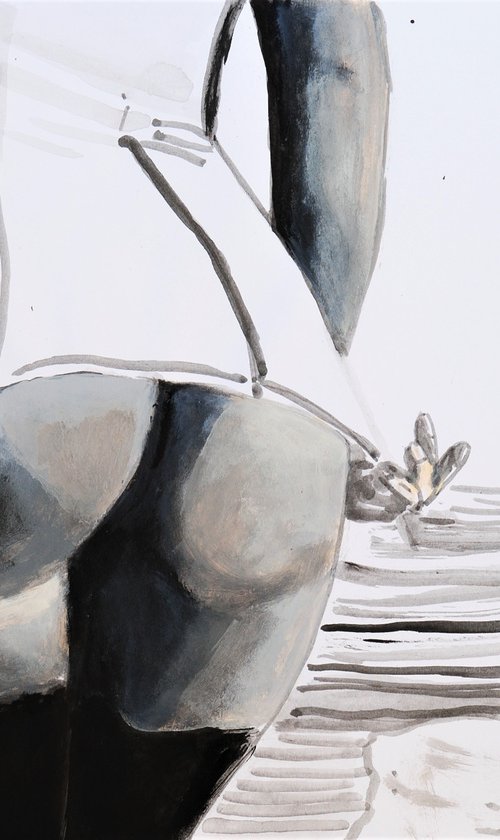 Nude # 18 / 42 x 28.7 cm by Alexandra Djokic