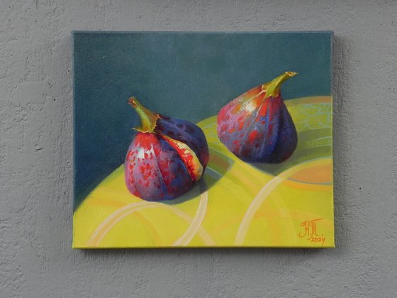 "Still life. Figs" Original art