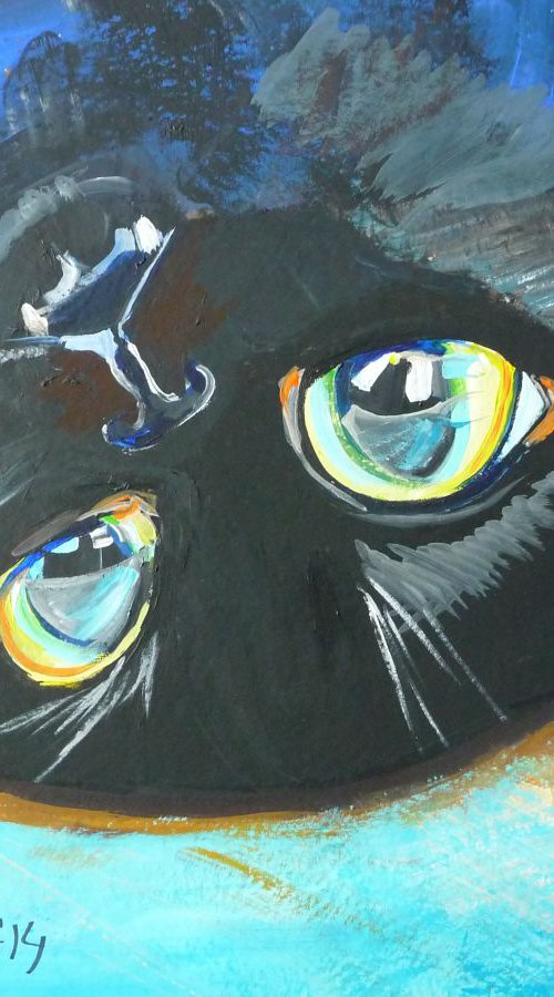 Checking the World upside down by Jelena Nova