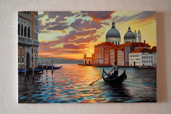 Sunset in Venice