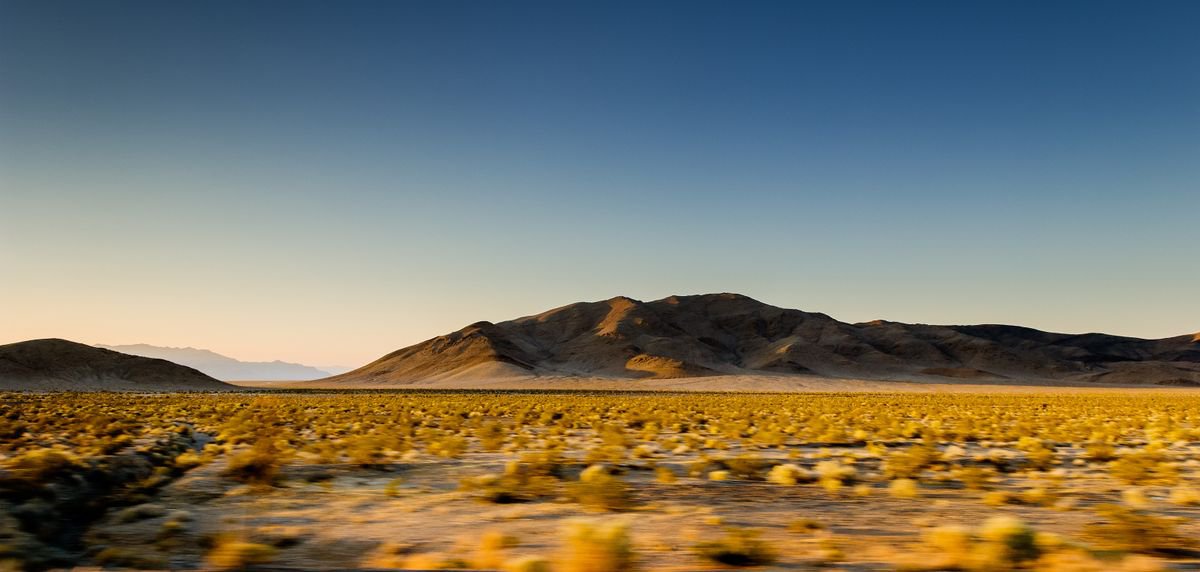 Death Valley Drive-By. (152x76cm) by Tom Hanslien