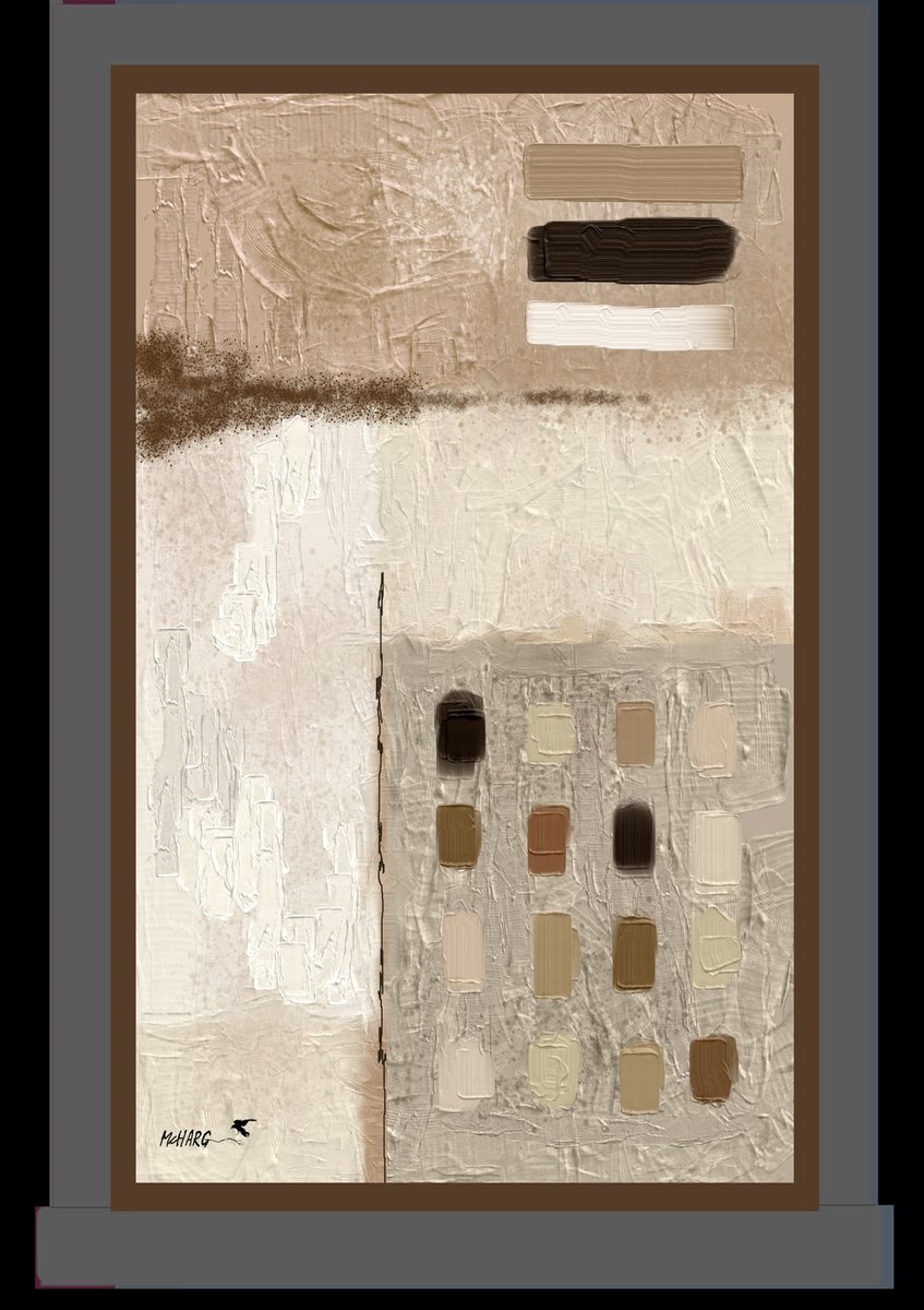 Impressionistic Portrait Painting By Joe Mcharg, 30 X 42, Abstract #13, Original Artwork