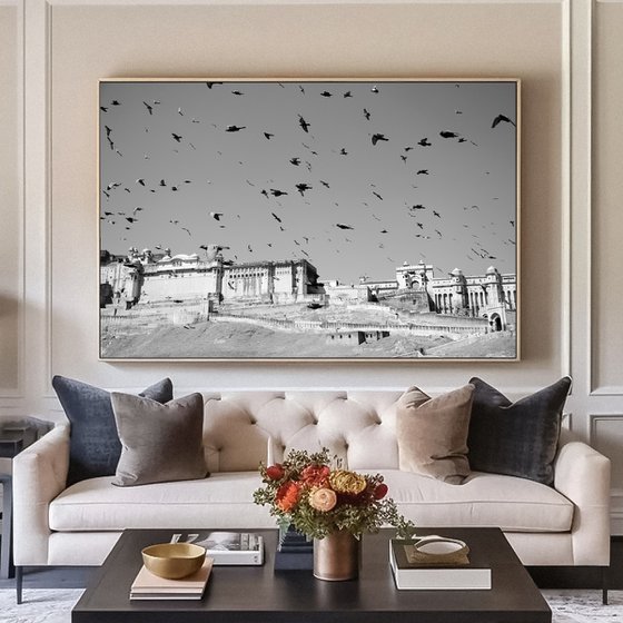 Soaring Above Amer Fort