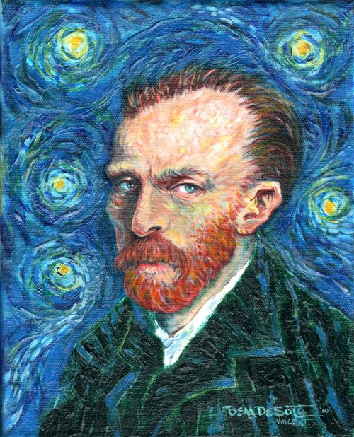 Portrait Van Gogh by Ben De Soto