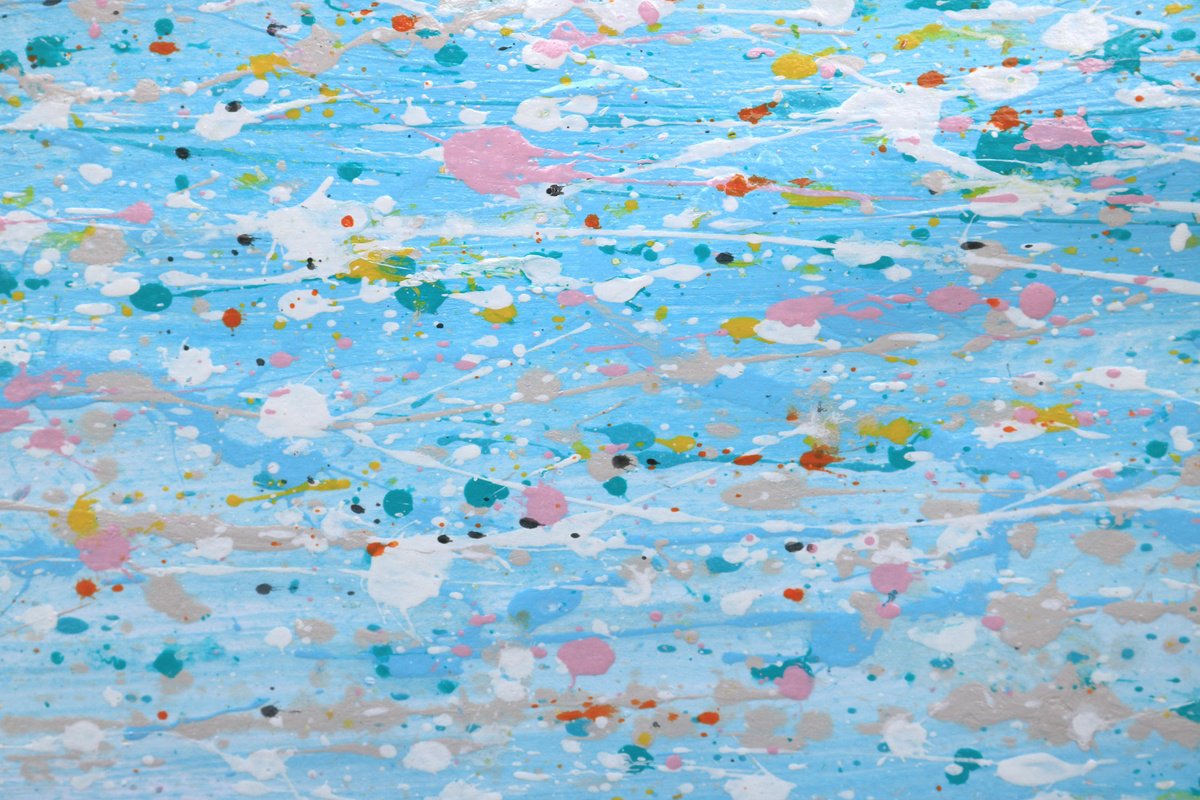 Expressive Landscape Acrylic Painting By Isabelle Pelletane, 20 X 28, Fantaisy, Original Artwork