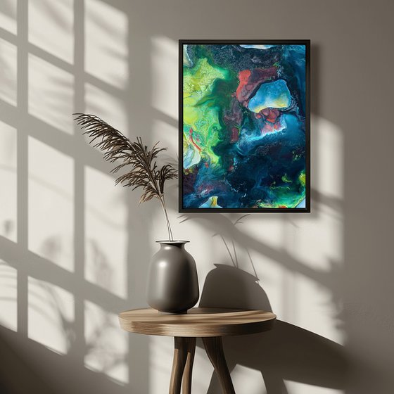 Abstract Jungle Acrylic Art