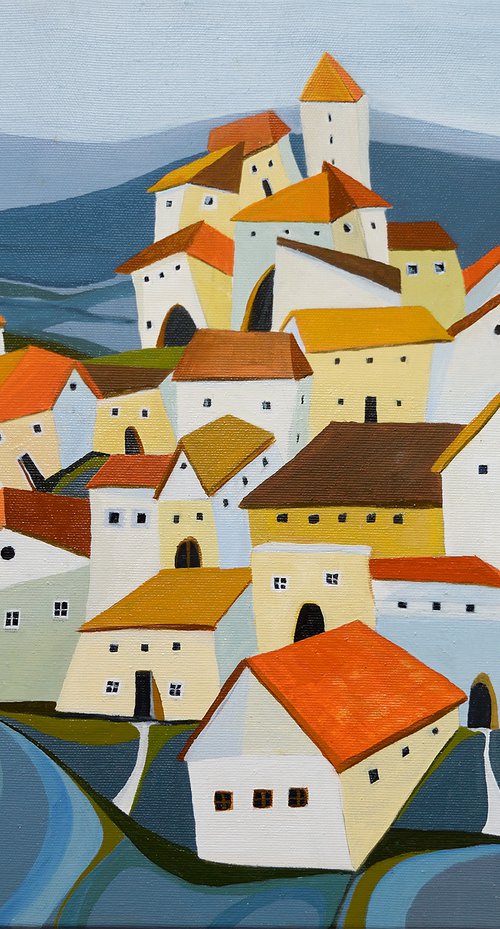 Living at the ocean by Aniko Hencz