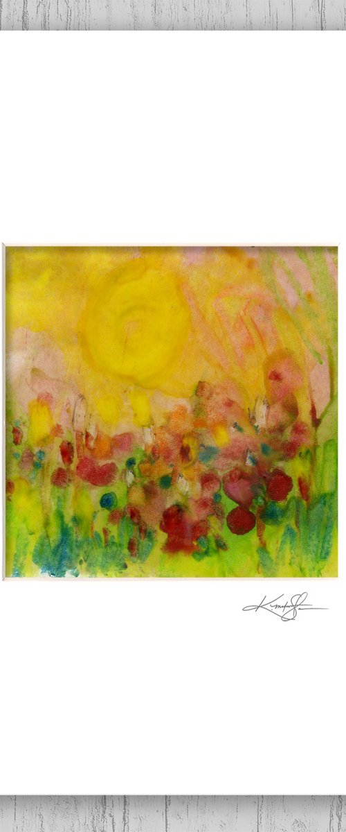 Encaustic Floral 53 by Kathy Morton Stanion