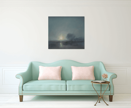 " Misty Sunrise "   SPECIAL PRICE !!! W 100 x H 90 cm