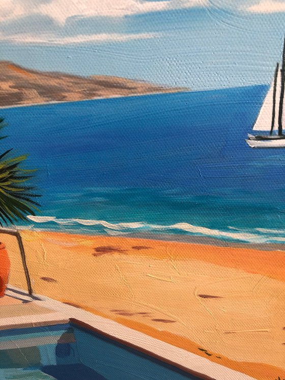 Sunny Terrace in Sardinia