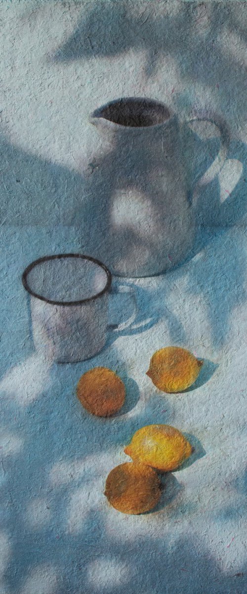Morning Still Life with Four Lemons by Andrejs Ko