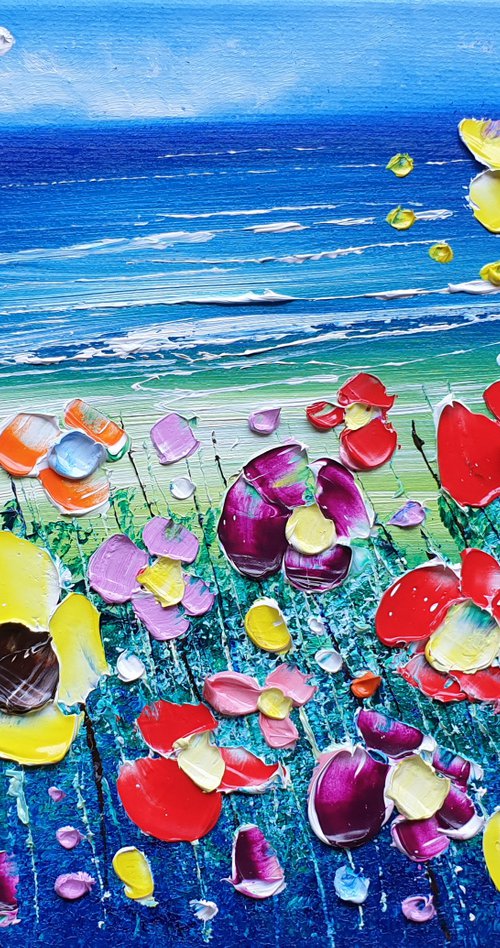 "Calm Waves & Flowers in Love" by Phil Broad
