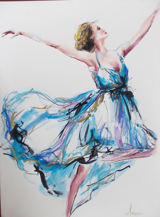 Enchanted - Ballerina  Series Painting