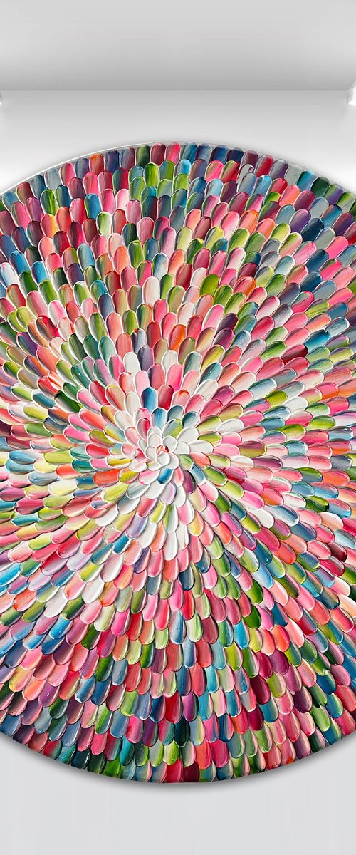 'Pacific orbis rainbow XX' - 30x30” by Tatiana Georgieva