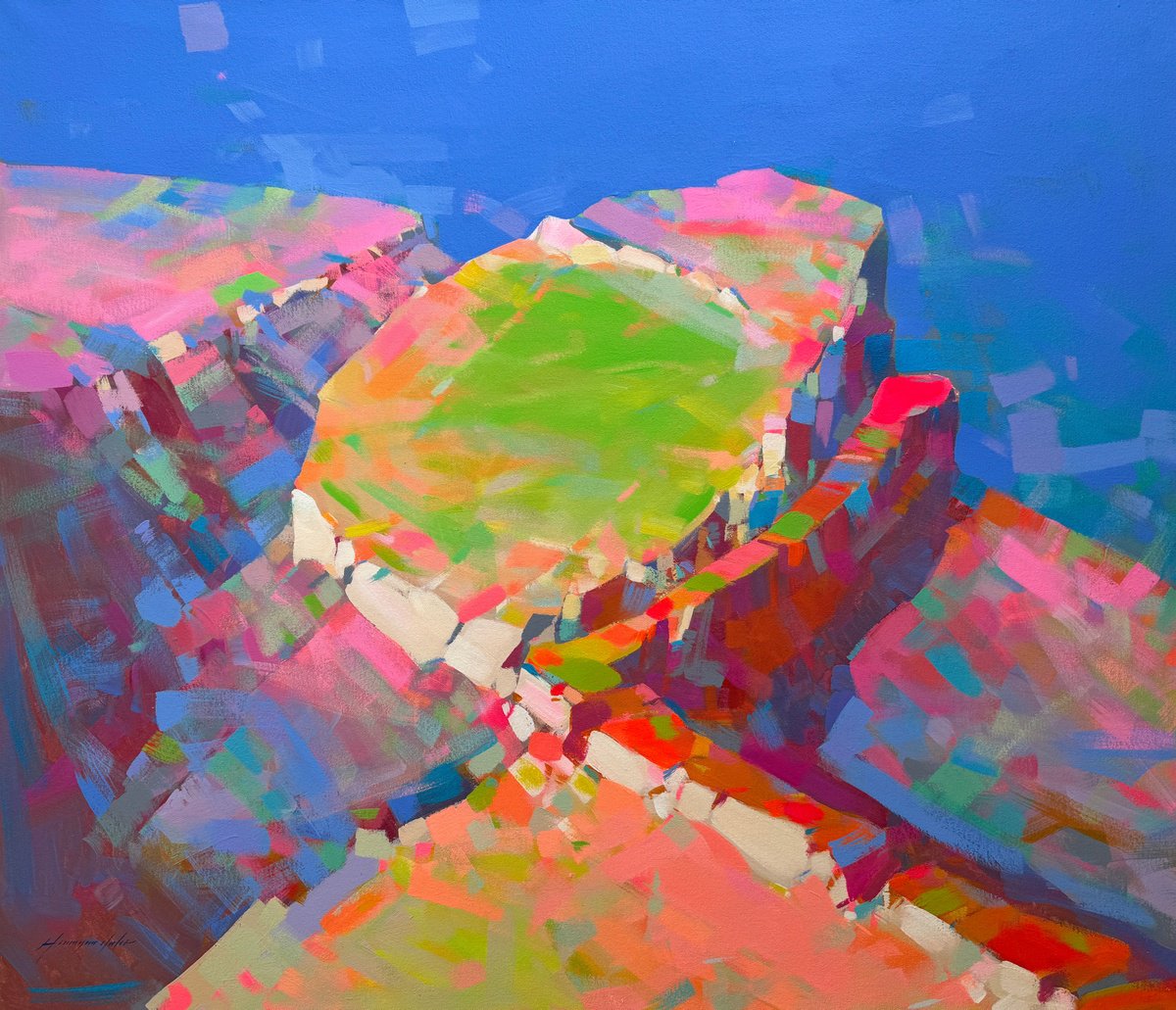 Canyon By Vahe Yeremyan, 44 X 37, Artwork For Sale On Artfinder