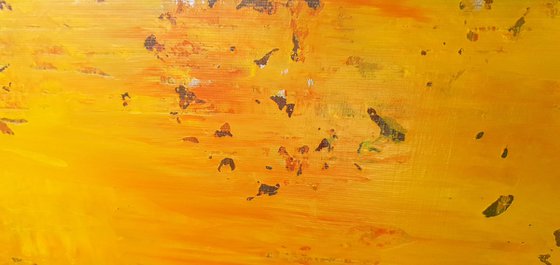 Autumn Sun  - XL  abstract painting