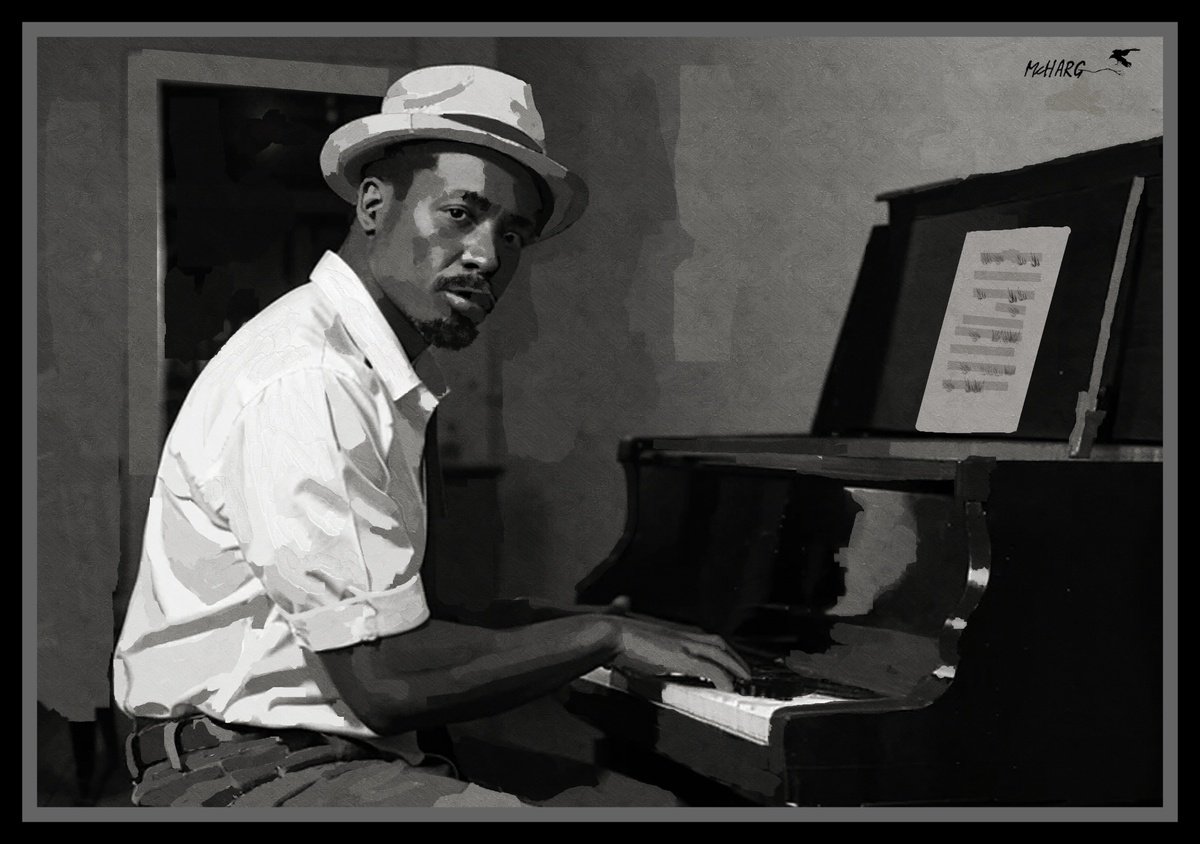 Impressionistic Portrait Painting By Joe Mcharg, 42 X 30, Piano Man 3, Original Artwork