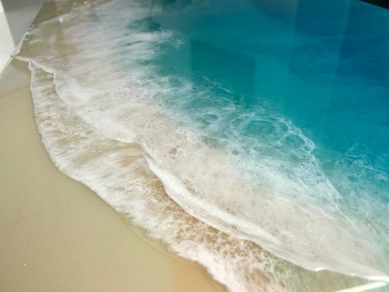 White Sand Beach #13 Ocean Painting