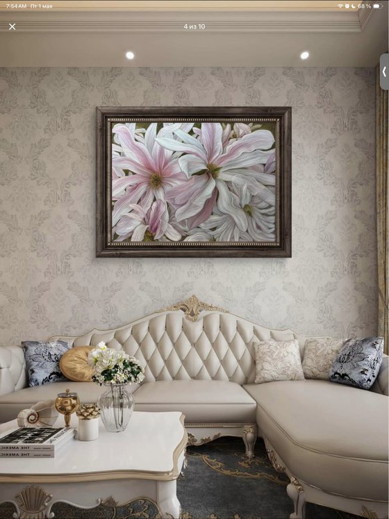 Ethereal Magnolia Bloom