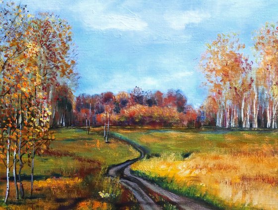 Landscape Farewell to Summer