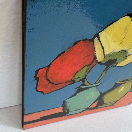 "Flowers in Vase" Original Painting