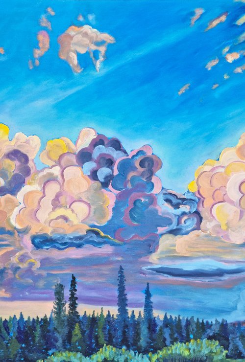 Sunset Clouds by Zulfiya Mukhamadeyeva