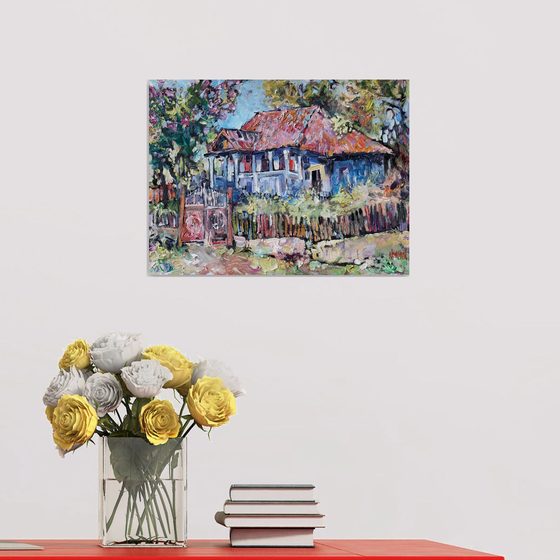 A Village House and Spring