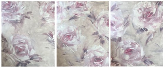 100x240cm / abstract painting / Silence 3 set