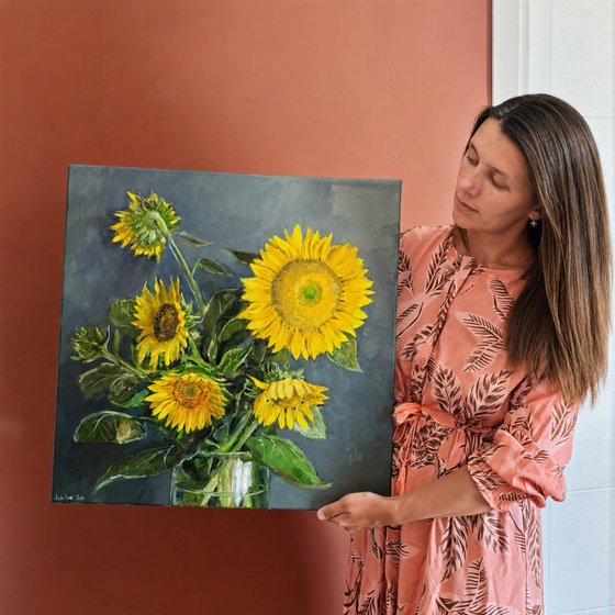 Sunflowers bouquet