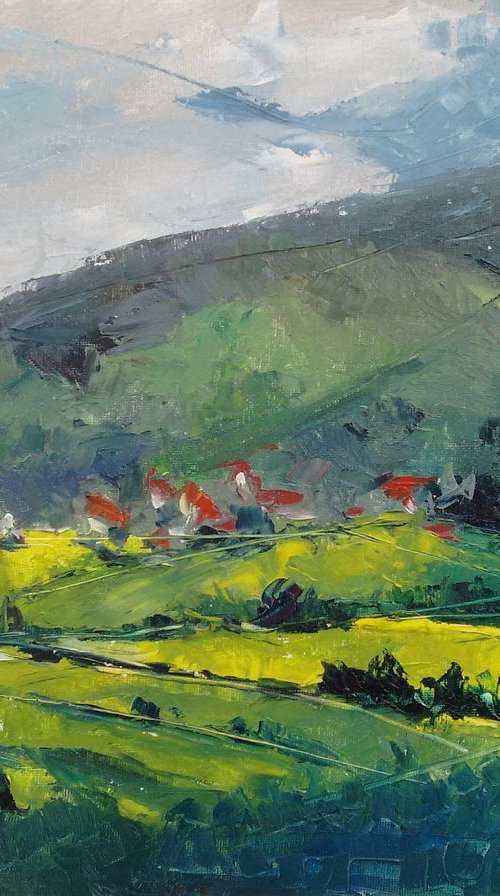 June landscape by Olga David