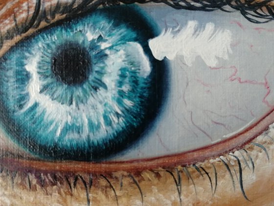 Study of eye | 13*15 cm