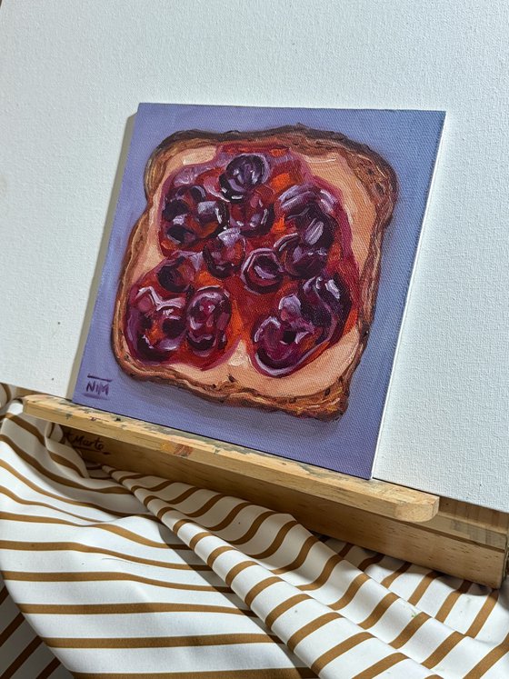 Blueberry sandwich
