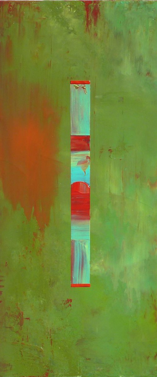 Abstract Green Concept 24 by Robert Lynn