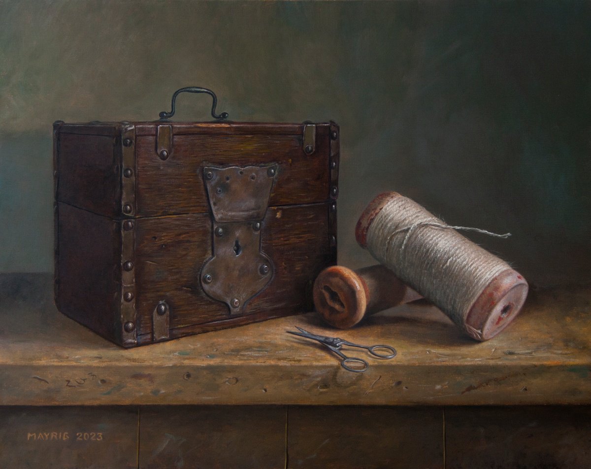 Photorealistic Oil Painting , Treasure Hunt By Mayrig Simonjan, 20 X 16, Artwork For Sale On Artfinder
