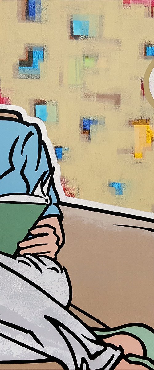 The reading (Die Lesende) by Ralf Schmidt