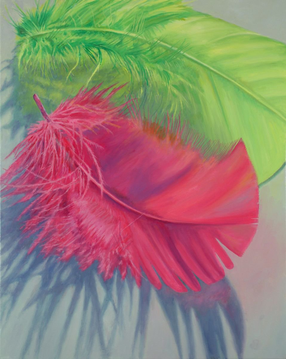Green and Magenta by Douglas Newton