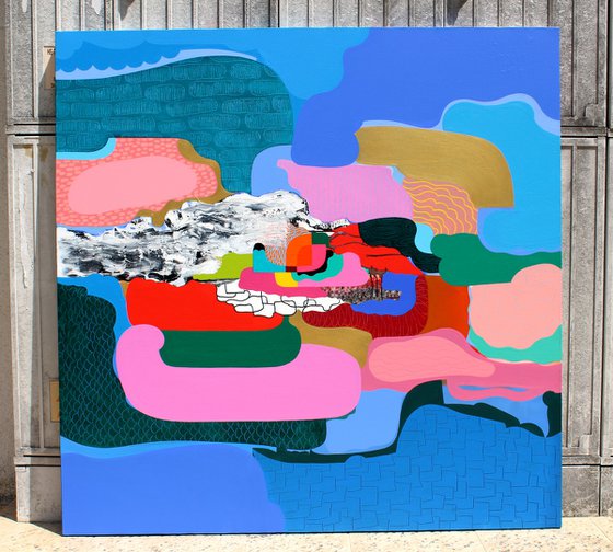 Azure Whispers and Golden Dreams