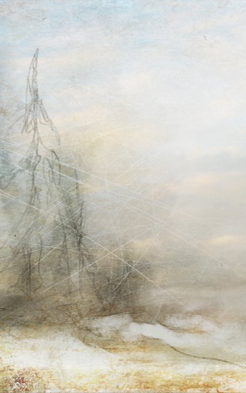 Brume sur lac gelé - Limited edition of 2 by Chantal Proulx