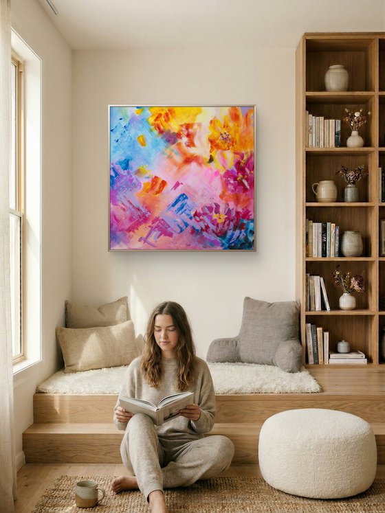 My creative awakening, abstract, bright