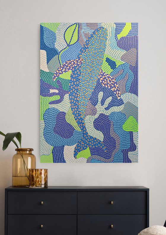 Whale in Mosaic Sea 2