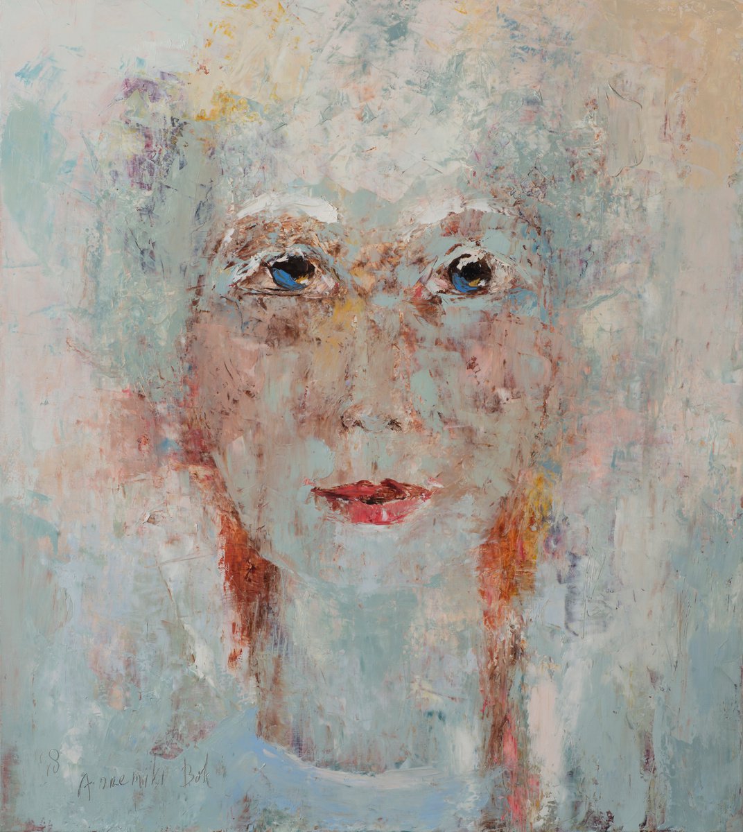 Portret in White by Annemiki Bok