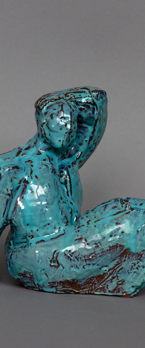 "Seated Figure I" by Mira Genova