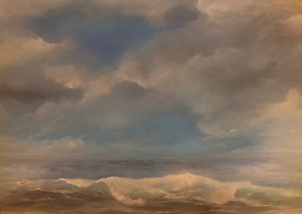 Impressionistic Landscape Oil Painting By Tamara Bettencourt, 18 X 15", Heaven On Earth, Original Artwork