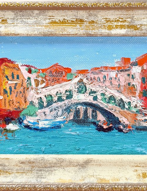 Venice, Rialto Bridge by Salana Art / Svetlana Samovarova